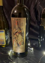Tarot Card Wine Bottle Inscense Holder